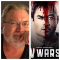 Jonathan Maberry next to V Wars promo poster