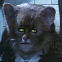 Movie still of Hermione Granger as a cat