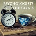Psychologists Off The Clock Logo with an alarm clock and a mug full of coffee