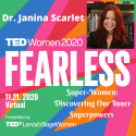 TEDx Women2020 Fearless promo flyer
