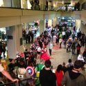 Comic Con attendees filling up and convention center hall