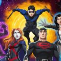Young Justice season four promotional poster with DC characters