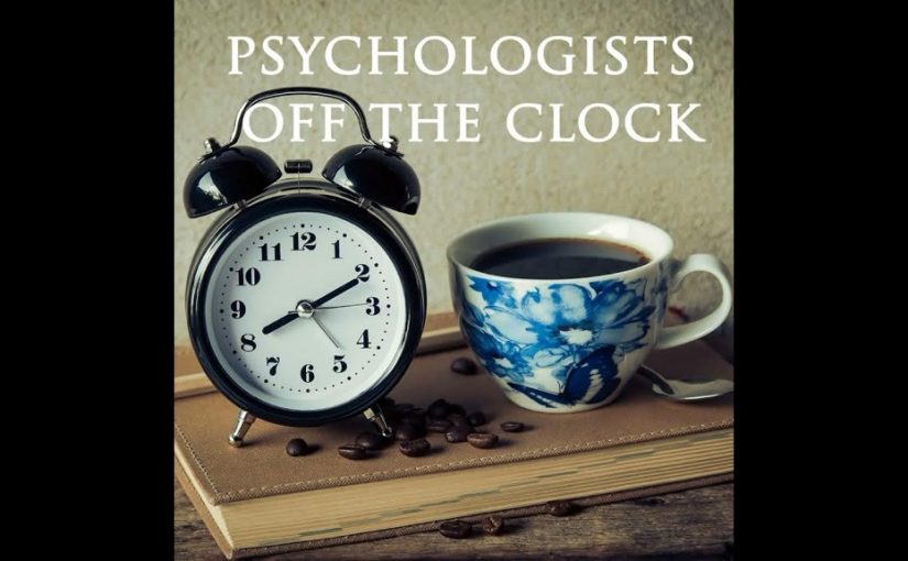 Alarm clock and Coffee mug. Psychologists Off the Clock Logo